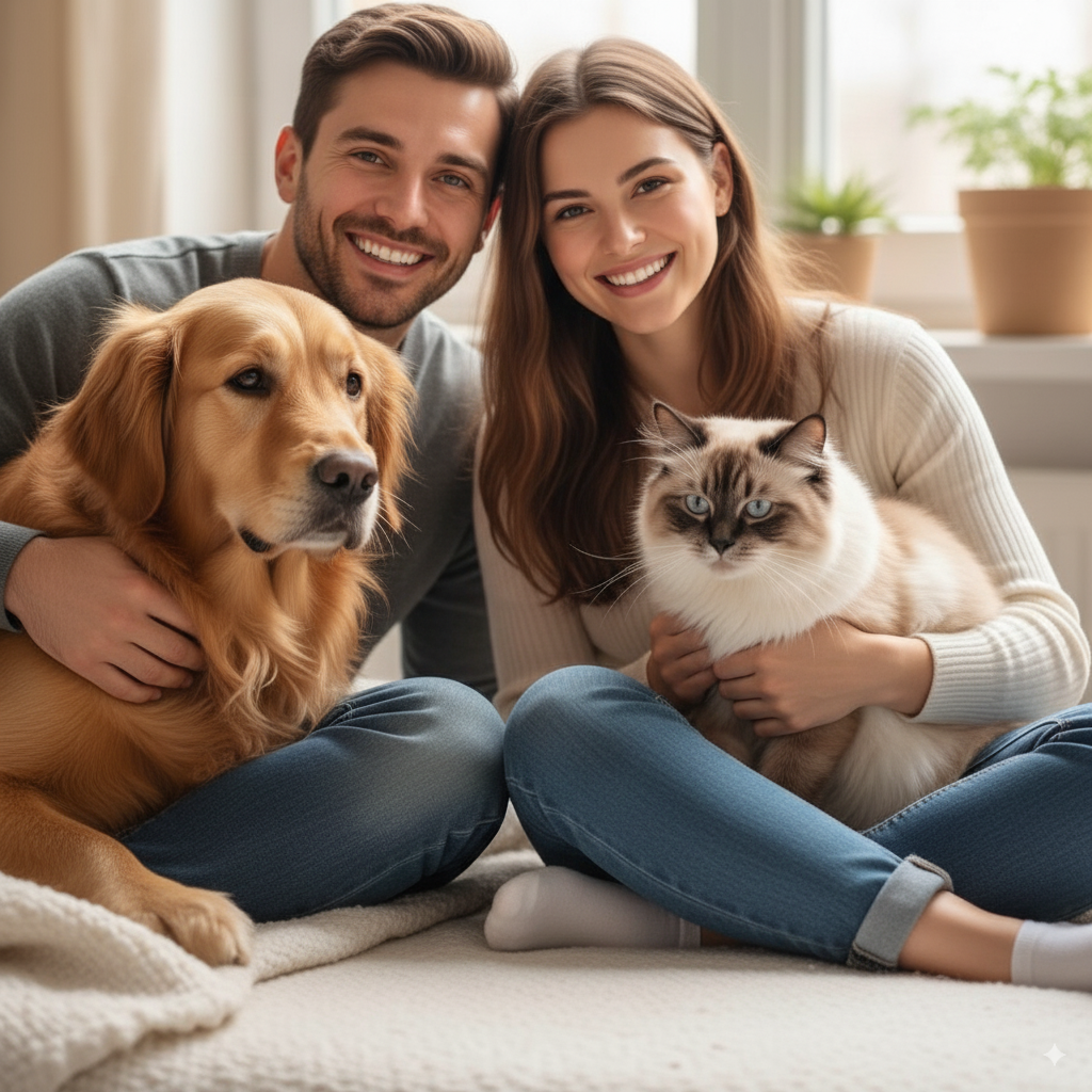 Suplementos para piel y pelo brillante en perros y gatos