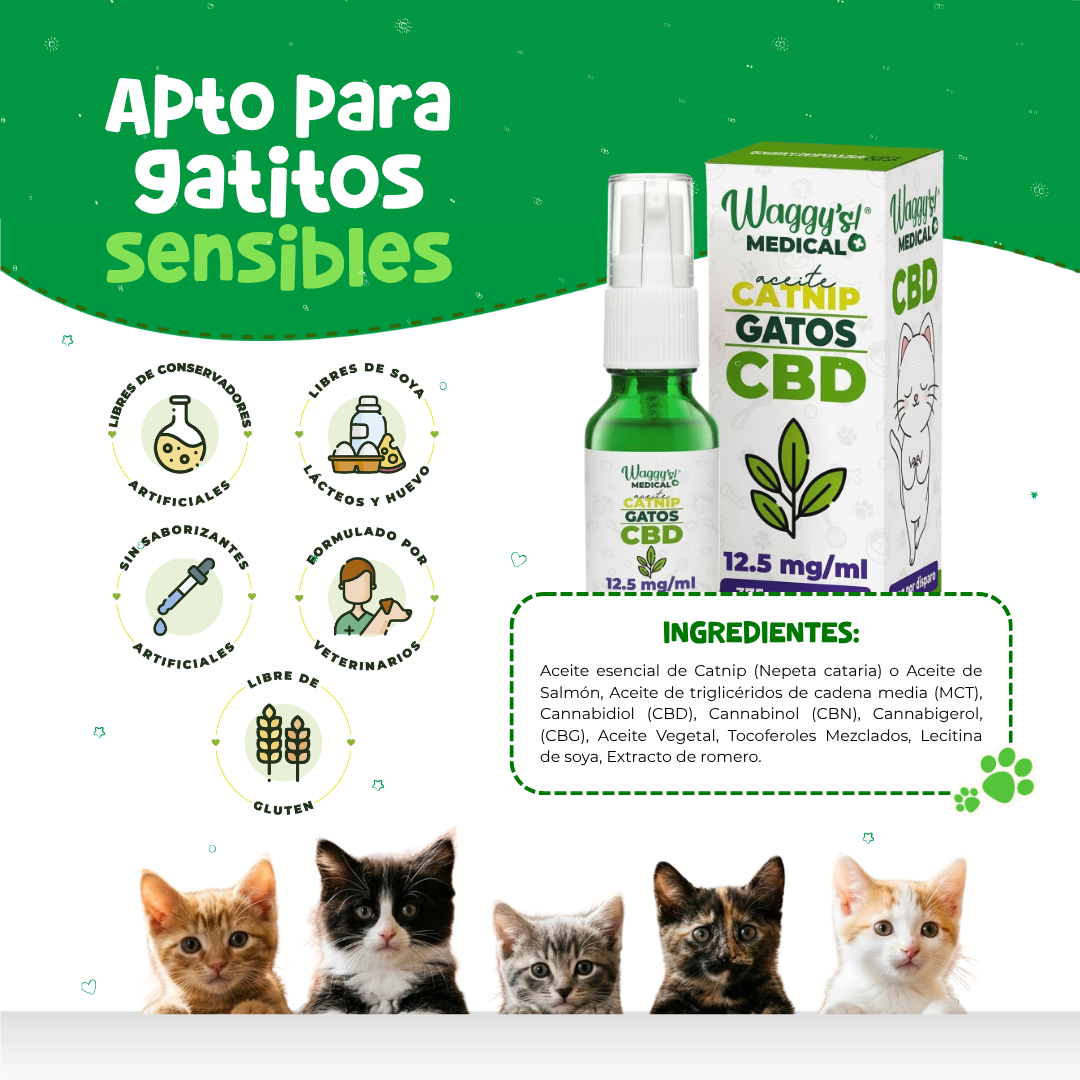 Aceite Calmante para Gatos | Waggy's