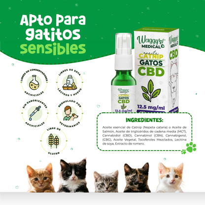 Aceite Calmante para Gatos | Waggy's